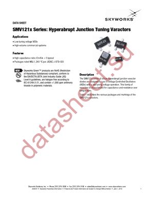 SMV1212-001LF datasheet  